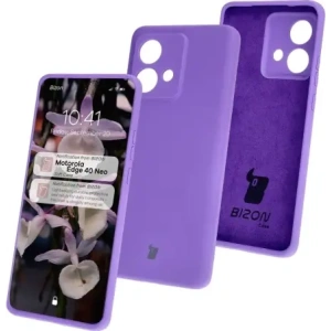 Hurtownia GSM - Caz moale Bizon pentru Motorola Edge 40 Neo violet închis - BIZ7012 - {ean13} - Hurt