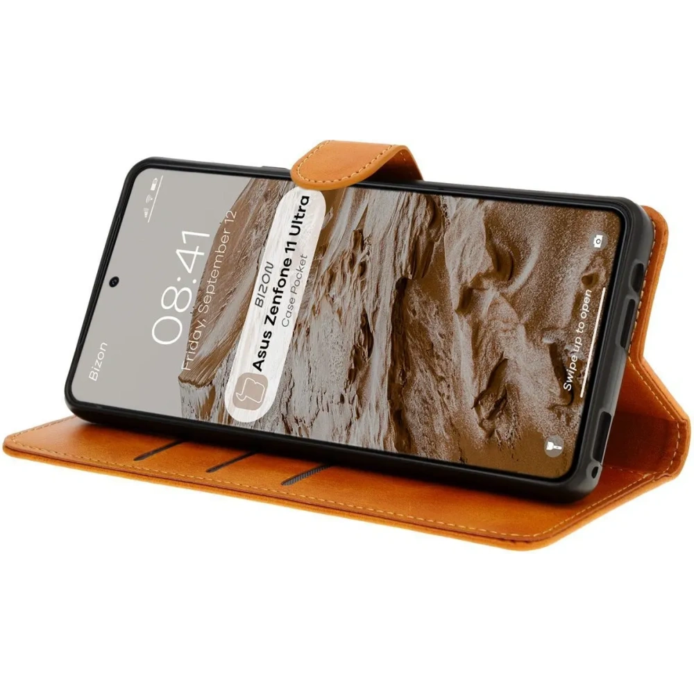 Hurtownia GSM - Bizon Case Pocket Asus Zenfone 11 Ultra braun - BIZ7013 - {ean13} - Hurt