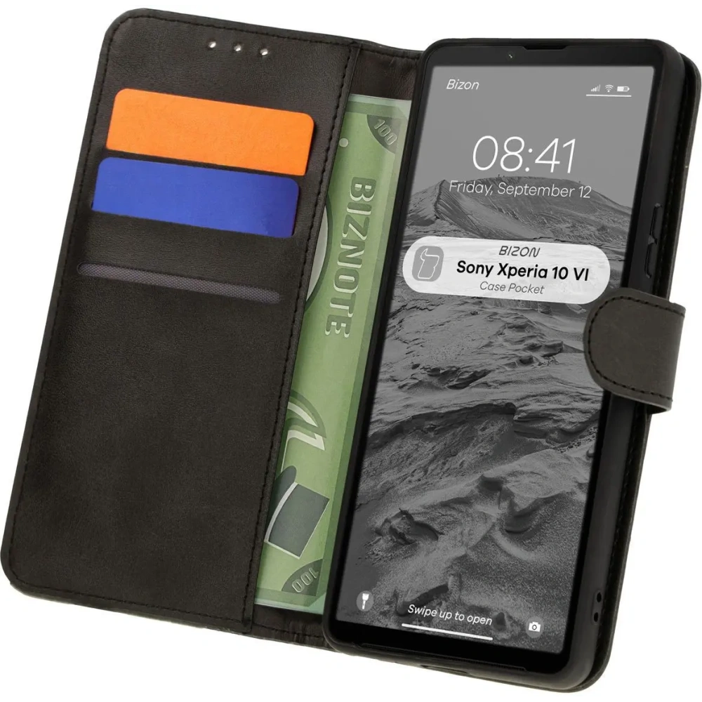 Hurtownia GSM - Husa Bizon pentru Sony Xperia 10 VI, neagră. - BIZ7017 - {ean13} - Hurt