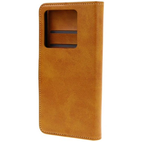 Etui z klapką Bizon Case Pocket do Xiaomi 14T Pro brązowe