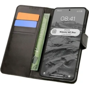 Hurtownia GSM - Bizon tok zseb Xiaomi 14T Pro fekete - BIZ7020 - {ean13} - Hurt
