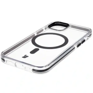 Hurtownia GSM - Etui s magnetickým kroužkem Bizon Case Marco pro Apple iPhone 12 Pro / 12 průhledné s černým rámečkem - BIZ7022 - {ean13} - Hurt