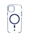 Hurtownia GSM - Etui z pierścieniem magnetycznym Bizon Case Marco do Apple iPhone 12 Pro / 12 przezroczyste z niebieską ramką - BIZ7023 - {ean13} - Hurt
