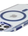 Hurtownia GSM - Etui z pierścieniem magnetycznym Bizon Case Marco do Apple iPhone 12 Pro / 12 przezroczyste z niebieską ramką - BIZ7023 - {ean13} - Hurt