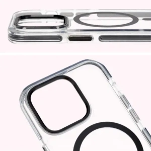 Hurtownia GSM - Bizon Case Marco Apple iPhone 14 Pro transparent cu ramă neagră - BIZ7025 - {ean13} - Hurt