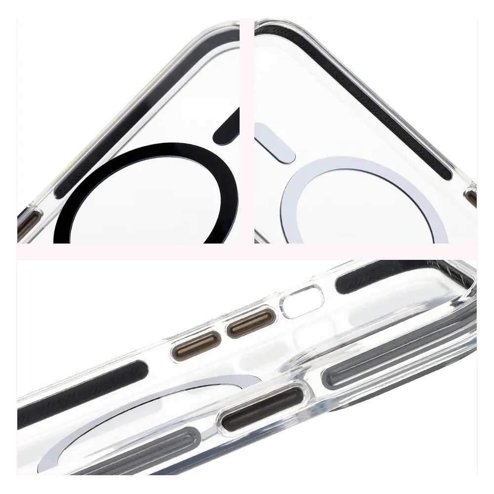 Hurtownia GSM - Bizon Case Marco Apple iPhone 14 Pro transparent cu ramă neagră - BIZ7025 - {ean13} - Hurt