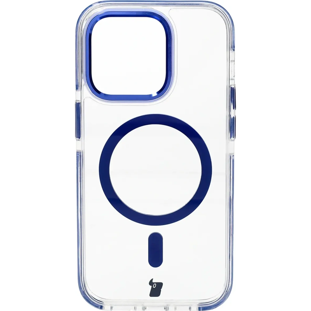 Hurtownia GSM - Bizon Case Marco Apple iPhone 14 Pro transparent cu cadru albastru - BIZ7026 - {ean13} - Hurt
