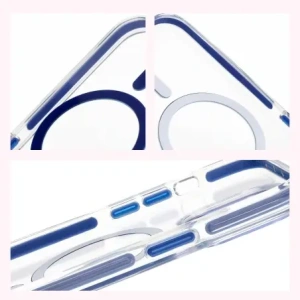 Hurtownia GSM - Bizon Case Marco Apple iPhone 14 Pro transparent cu cadru albastru - BIZ7026 - {ean13} - Hurt