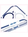 Wholesale Bizon Case Marco Apple iPhone 14 Pro clear with blue frame - BIZ7026 - {ean13} - Hurt