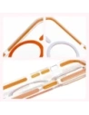 Wholesale Bizon Case Marco Apple iPhone 14 Pro clear with orange frame - BIZ7027 - {ean13} - Hurt