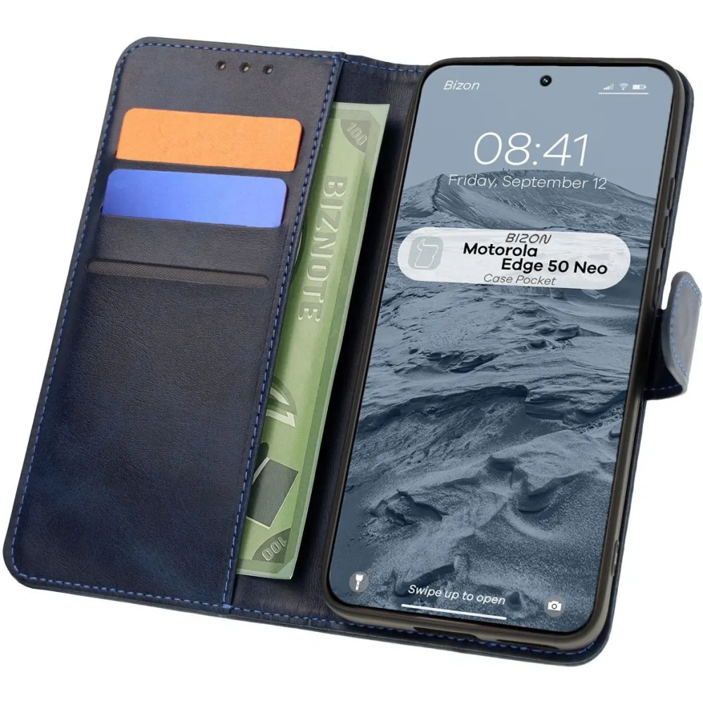 Hurtownia GSM - Bizon Case Tasche Motorola Edge 50 Neo navy blau - BIZ7030 - {ean13} - Hurt