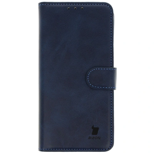 Etui z klapką Bizon Case Pocket do Motorola Edge 50 Neo granatowe