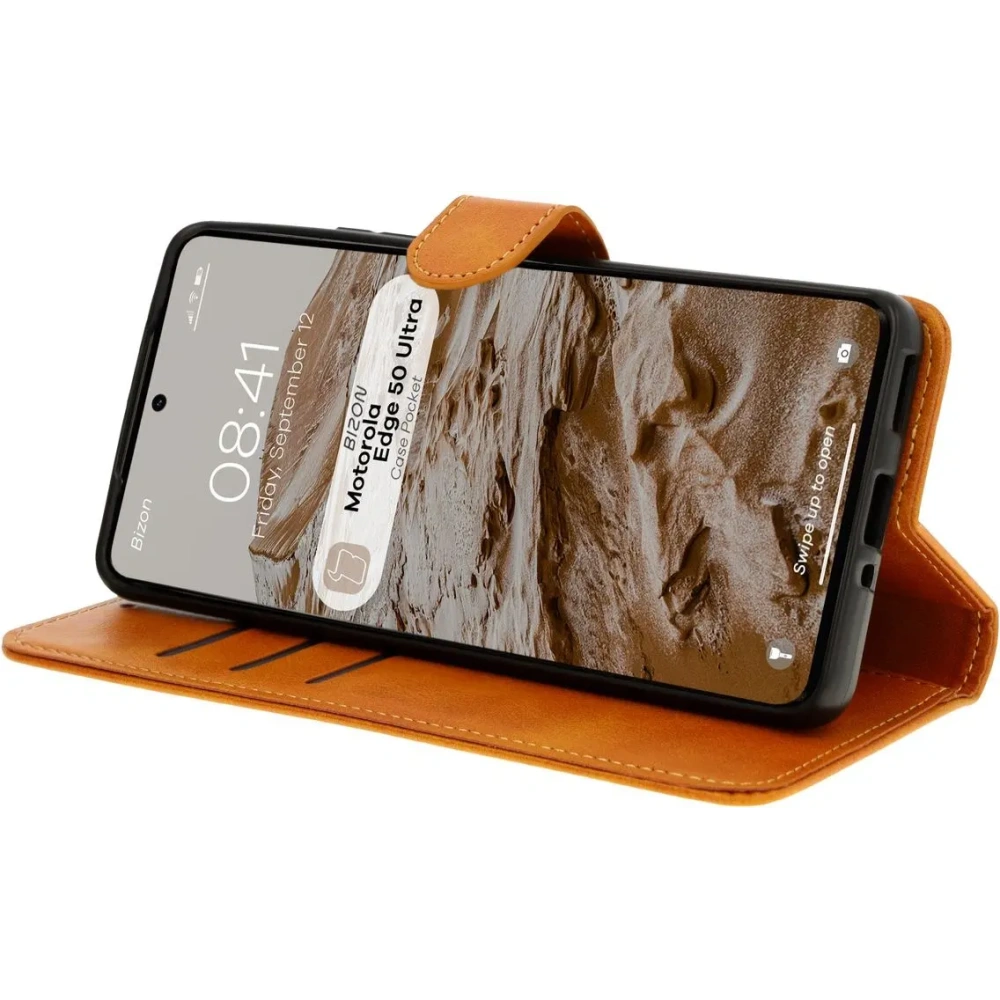 Wholesale Bizon Case Pocket Motorola Edge 50 Ultra brown - BIZ7031 - {ean13} - Hurt