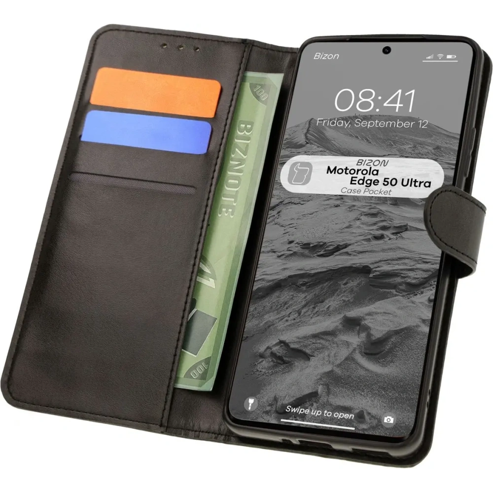 Hurtownia GSM - Bizon Case Tasche Motorola Edge 50 Ultra schwarz - BIZ7032 - {ean13} - Hurt