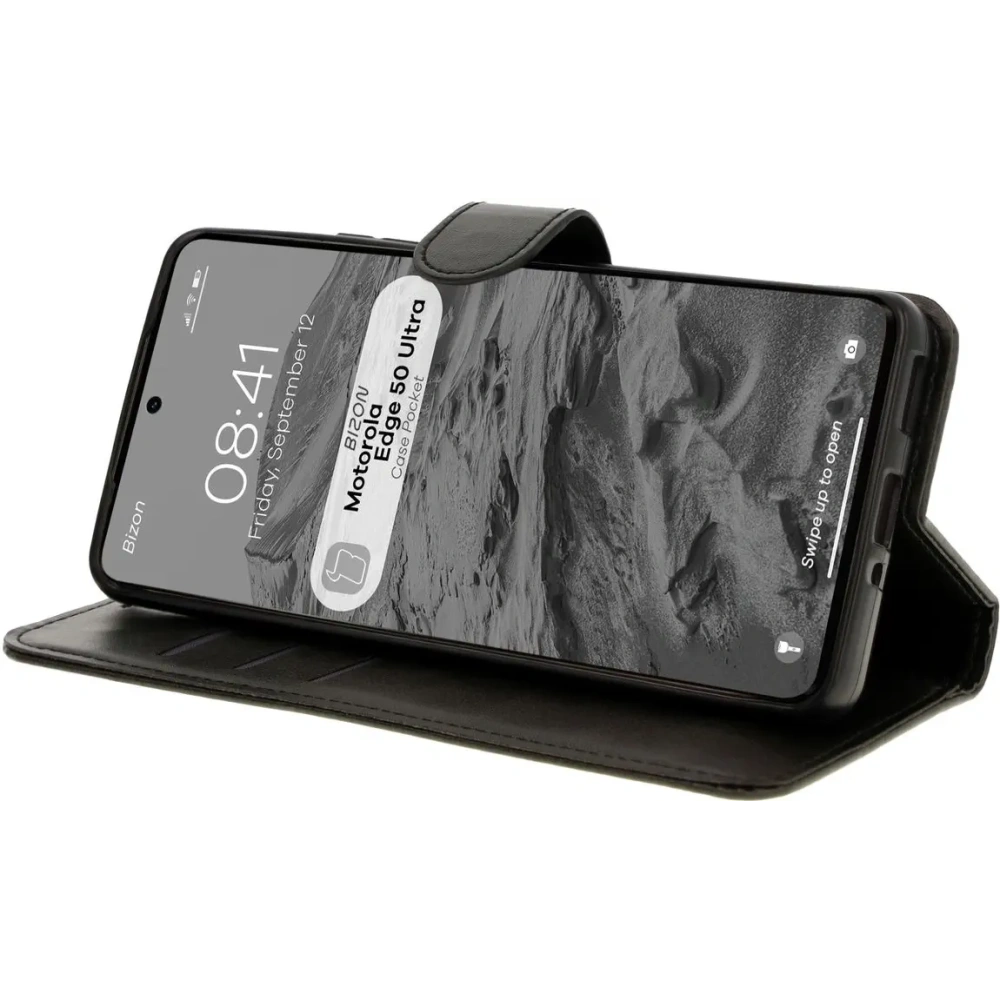 Hurtownia GSM - Bizon Case Pocket Motorola Edge 50 Ultra negru - BIZ7032 - {ean13} - Hurt