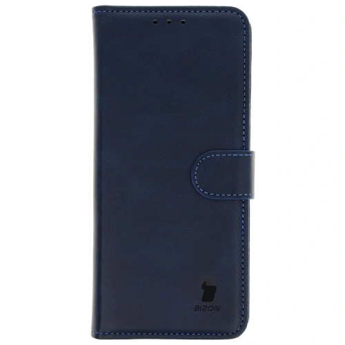 Etui z klapką Bizon Case Pocket do Motorola Edge 50 Ultra granatowe