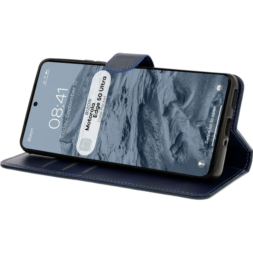 Hurtownia GSM - Bizon Case Pocket Motorola Edge 50 Ultra albastru marin - BIZ7033 - {ean13} - Hurt