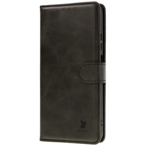 Etui z klapką Bizon Case Pocket do Motorola Moto G35 5G czarne