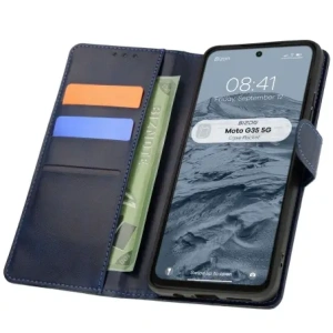 Hurtownia GSM - Bizon Case Pocket Motorola Moto G35 5G tengerészkék - BIZ7036 - {ean13} - Hurt