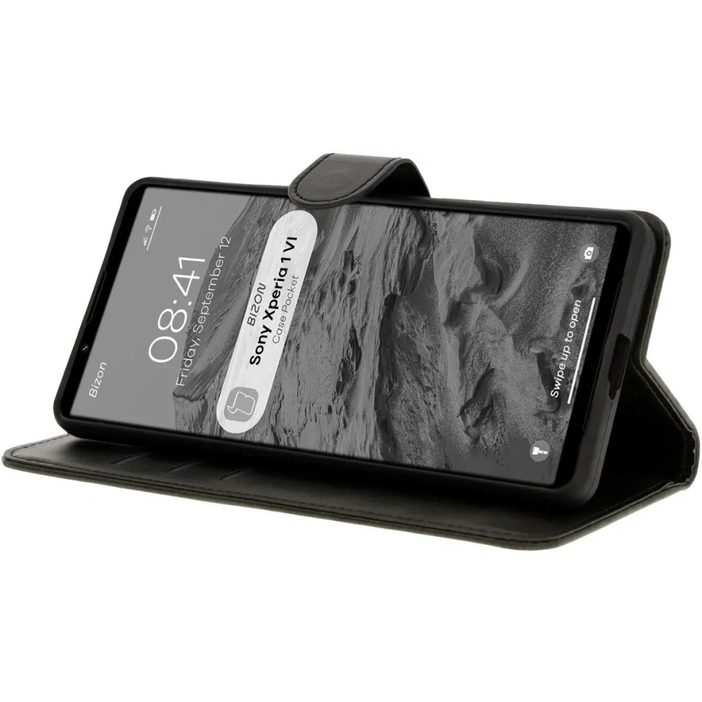Hurtownia GSM - Bizon tok zseb Sony Xperia 1 VI fekete - BIZ7041 - {ean13} - Hurt
