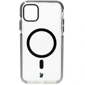 Hurtownia GSM - Etui s magnetickým kroužkem Bizon Case Marco pro Apple iPhone 11 průhledné s černým rámečkem - BIZ7043 - {ean13} - Hurt