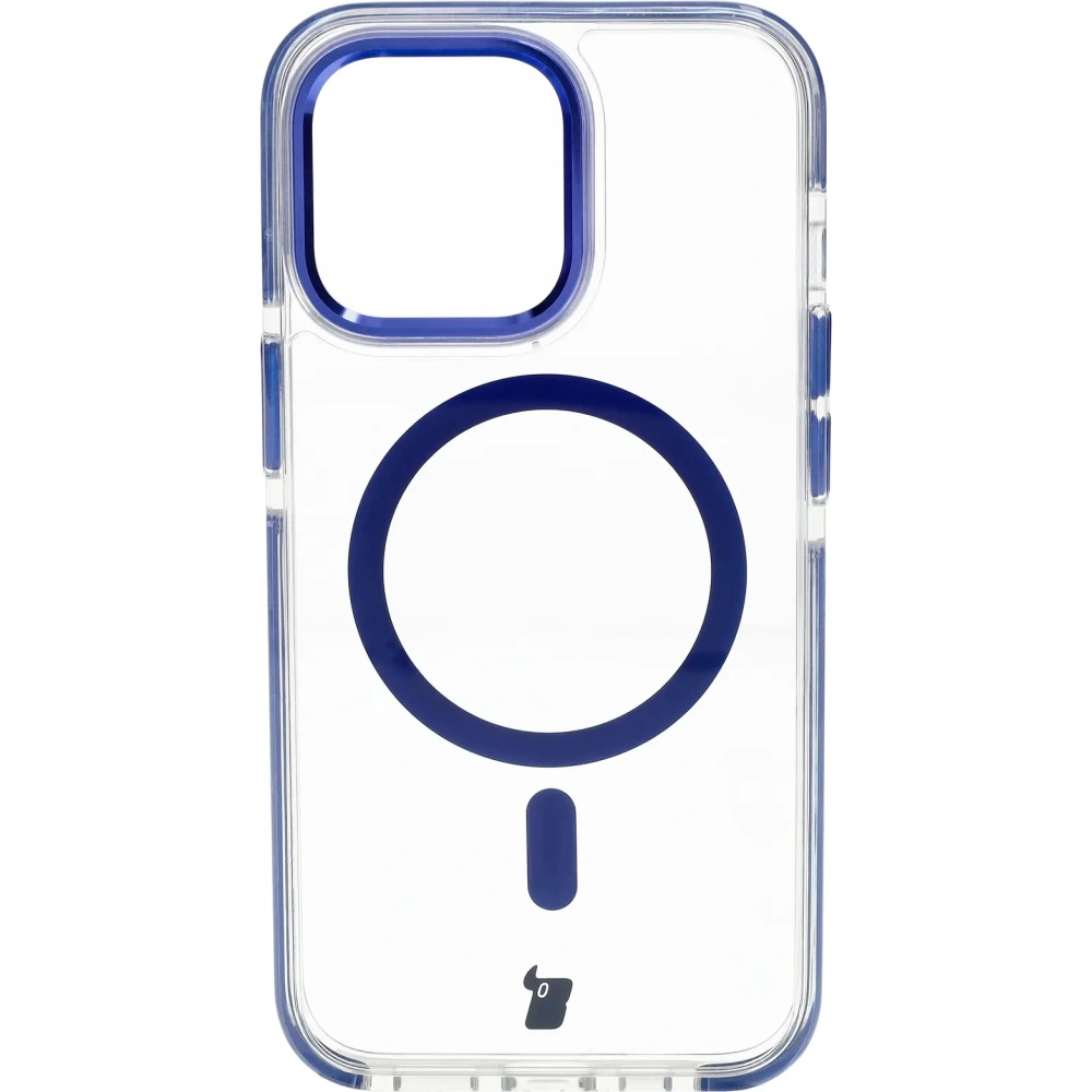 Hurtownia GSM - Bizon Case Marco Apple iPhone 13 Pro transparent cu ramă albastră - BIZ7044 - {ean13} - Hurt