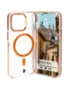 Hurtownia GSM - Etui z pierścieniem magnetycznym Bizon Case Marco do Apple iPhone 13 Pro przezroczyste z pomarańczową ramką - BIZ7045 - {ean13} - Hurt