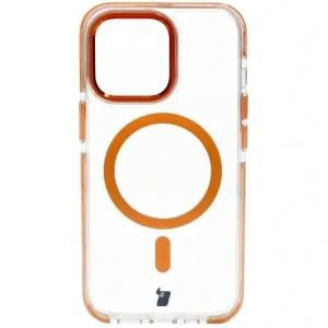 Hurtownia GSM - Bizon Case Marco Apple iPhone 13 Pro transparent cu cadru portocaliu - BIZ7045 - {ean13} - Hurt