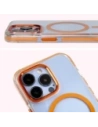 Wholesale Bizon Case Marco Apple iPhone 13 Pro clear with orange frame - BIZ7045 - {ean13} - Hurt