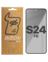 Bizon Glass Edge Shadow Samsung Galaxy S24 FE getönt mit einem schwarzen Rahmen