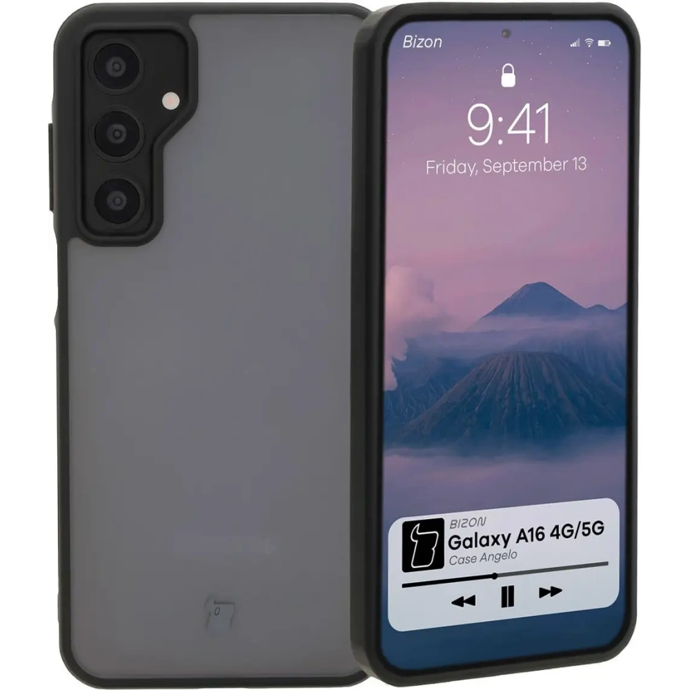Hurtownia GSM - Etui Bizon Case Angelo do Samsung Galaxy A16 4G/5G kouřové s černým rámečkem - BIZ7048 - {ean13} - Hurt