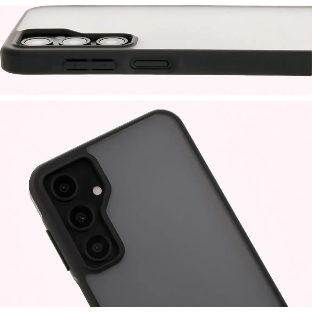 Hurtownia GSM - Etui Bizon Case Angelo do Samsung Galaxy A16 4G/5G kouřové s černým rámečkem - BIZ7048 - {ean13} - Hurt