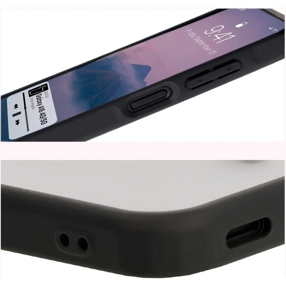 Hurtownia GSM - Etui Bizon Case Angelo do Samsung Galaxy A16 4G/5G kouřové s černým rámečkem - BIZ7048 - {ean13} - Hurt