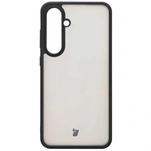 Etui Bizon Case Angelo do Samsung Galaxy S24 FE przydymione z czarną ramką