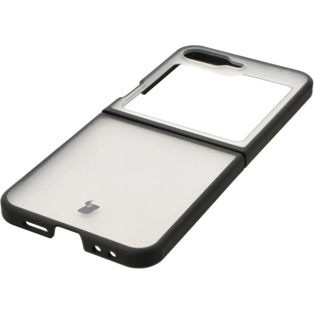 Hurtownia GSM - Bizon Case Angelo Samsung Galaxy Z Flip6 rauchig mit einem schwarzen Rahmen - BIZ7050 - {ean13} - Hurt