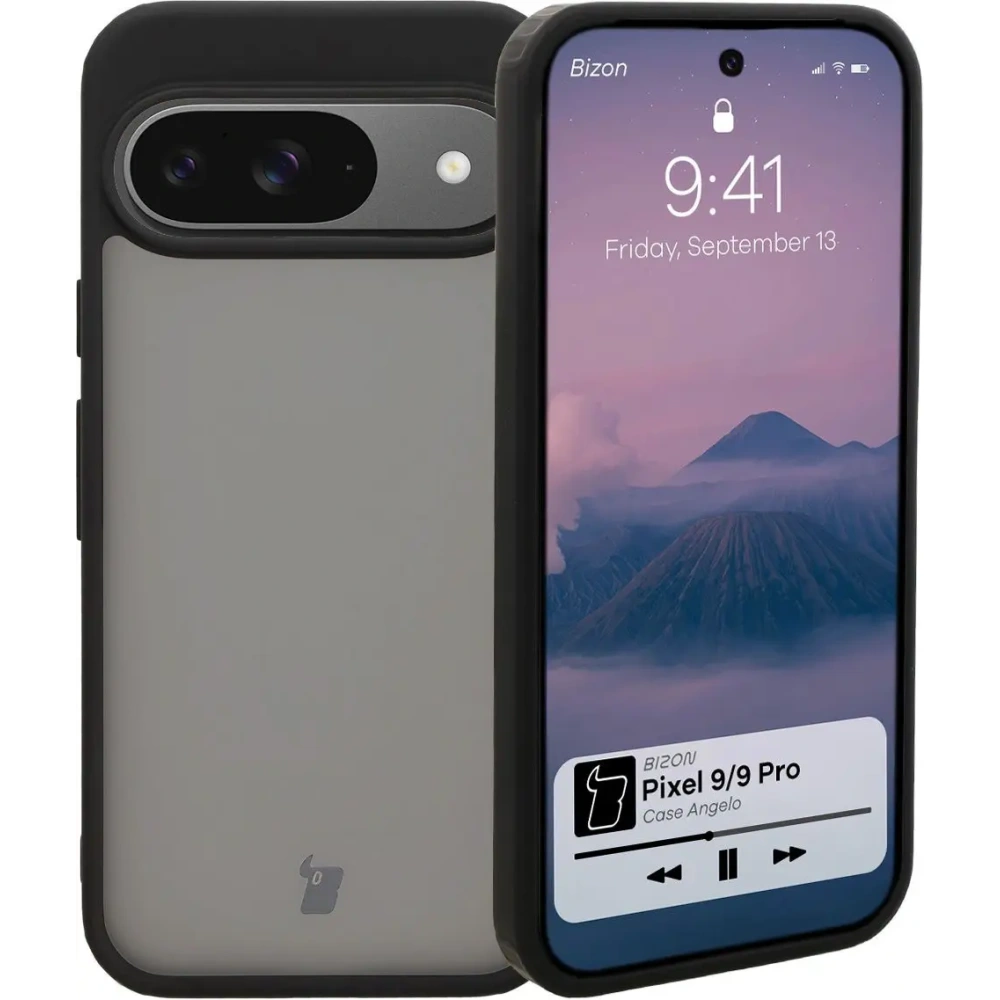 Wholesale Bizon Case Angelo Google Pixel 9 / 9 Pro smoky with a black frame - BIZ7051 - {ean13} - Hurt