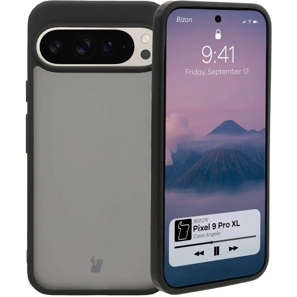 Hurtownia GSM - Bizon Case Angelo Google Pixel 9 Pro XL füstös fekete kerettel - BIZ7052 - {ean13} - Hurt