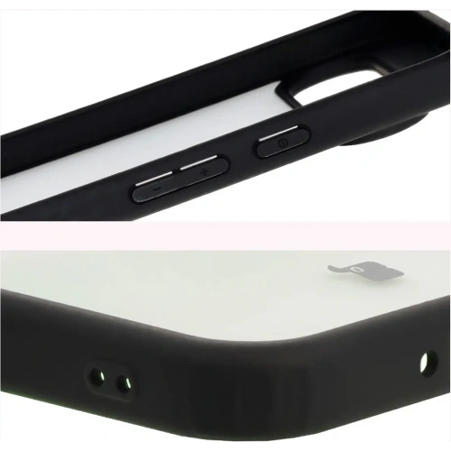 Etui Bizon Case Angelo do Google Pixel 9 Pro XL przydymione z czarną ramką