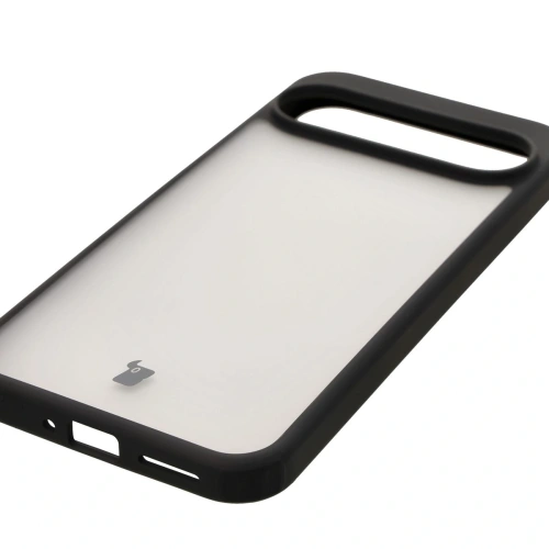 Etui Bizon Case Angelo do Google Pixel 9 Pro XL przydymione z czarną ramką