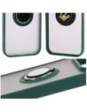 Wholesale Bizon Case Hybrid Ring Google Pixel 9 / 9 Pro smoky with a dark green frame - BIZ7053 - {ean13} - Hurt