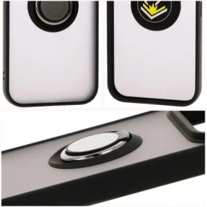 Hurtownia GSM - Bizon Case Hybrid Ring Google Pixel 9 / 9 Pro füstös fekete kerettel - BIZ7054 - {ean13} - Hurt