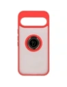 Hurtownia GSM - Bizon Case Hybrid Ring Google Pixel 9 / 9 Pro fumuriu cu un cadru roșu - BIZ7055 - {ean13} - Hurt
