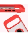 Hurtownia GSM - Bizon Case Hybrid Ring Google Pixel 9 / 9 Pro fumuriu cu un cadru roșu - BIZ7055 - {ean13} - Hurt