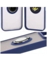 Hurtownia GSM - Bizon Case Hybrid Ring Google Pixel 9 / 9 Pro füstös színben, tengerészkék kerettel - BIZ7056 - {ean13} - Hurt