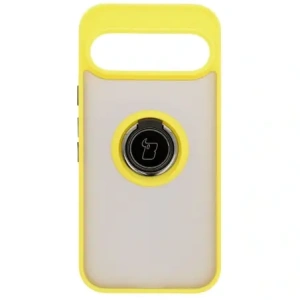 Hurtownia GSM - Bizon Case Hybrid Ring Google Pixel 9 / 9 Pro füstös sárga kerettel - BIZ7058 - {ean13} - Hurt