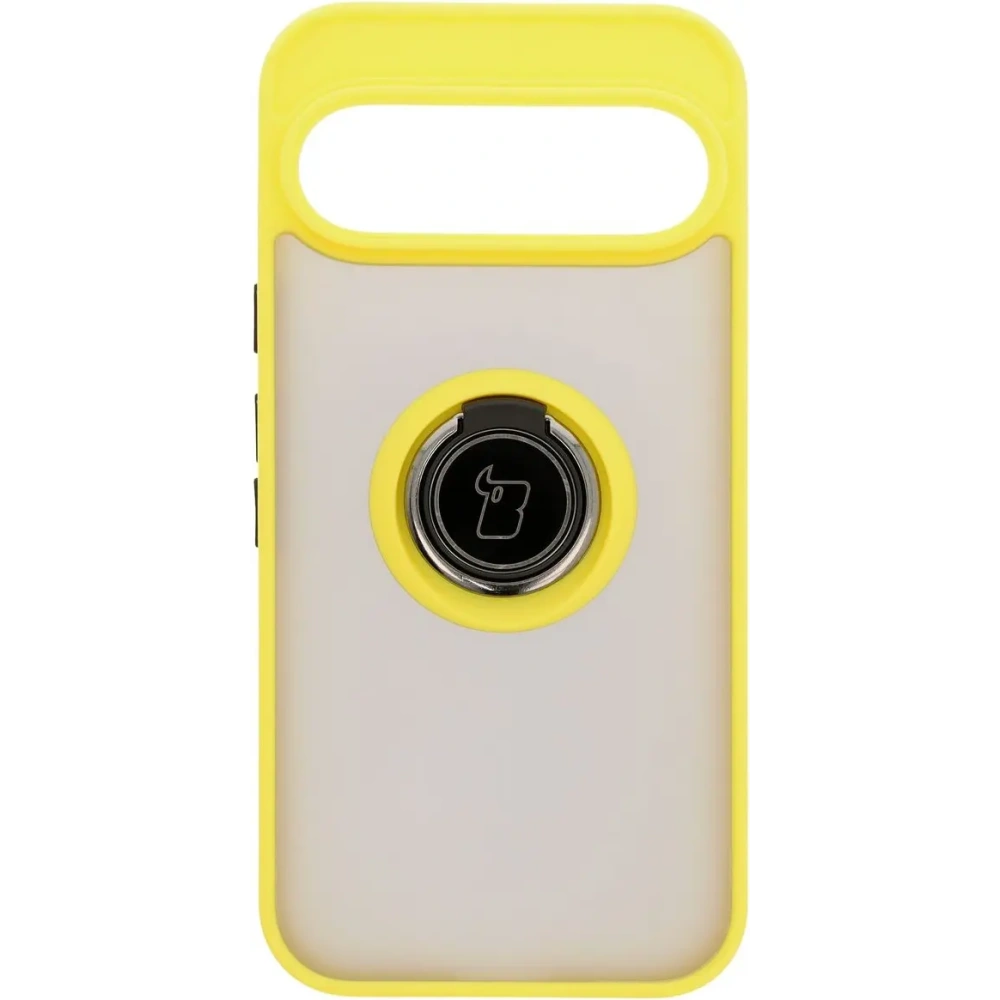 Hurtownia GSM - Bizon Case Hybrid Ring Google Pixel 9 / 9 Pro füstös sárga kerettel - BIZ7058 - {ean13} - Hurt