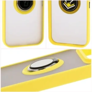 Hurtownia GSM - Bizon Case Hybrid Ring Google Pixel 9 / 9 Pro füstös sárga kerettel - BIZ7058 - {ean13} - Hurt