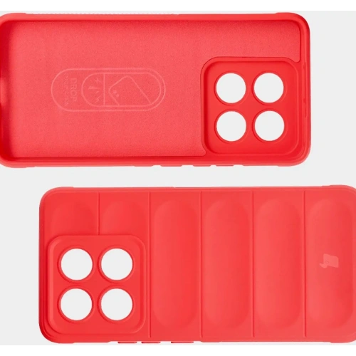 Pancerne etui Bizon Case Tur do Xiaomi 14T czerwone