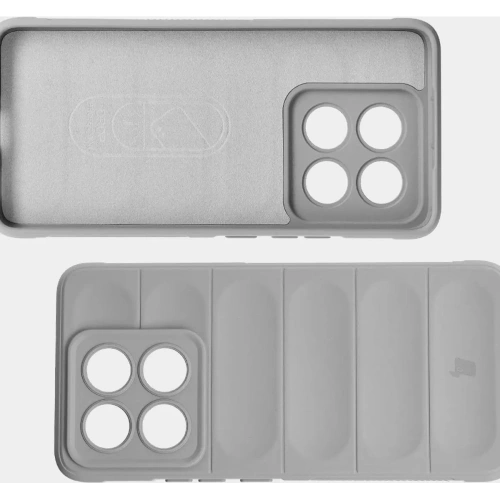 Pancerne etui Bizon Case Tur do Xiaomi 14T jasnoszare