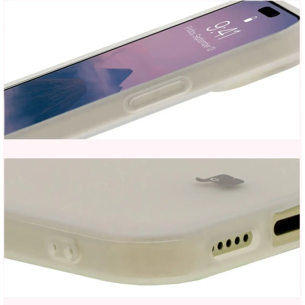 Hurtownia GSM - Etui Bizon Case Angelo do Apple iPhone 15 półprzezroczyste - BIZ7068 - {ean13} - Hurt